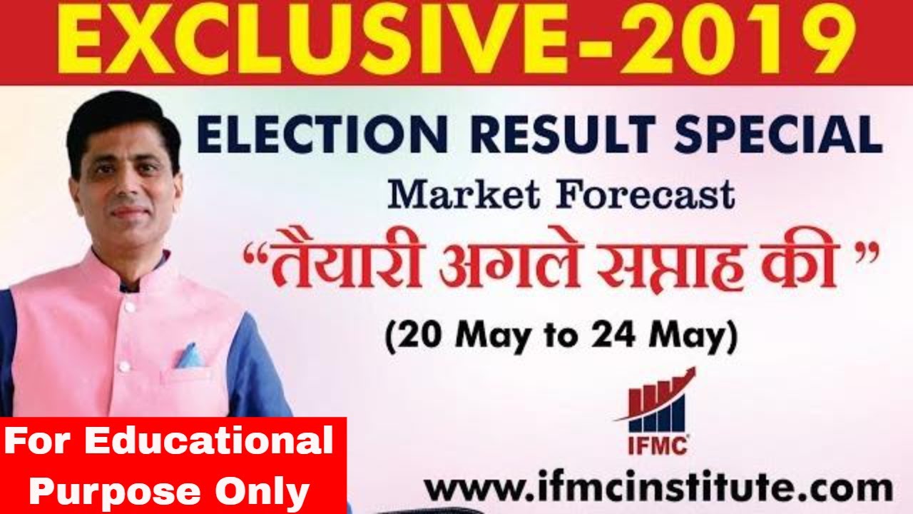 Market Forecast – ELECTION RESULT SPECIAL – 20 May to 24 May 2019 l “तैयारी अगले सप्ताह की “Part-6