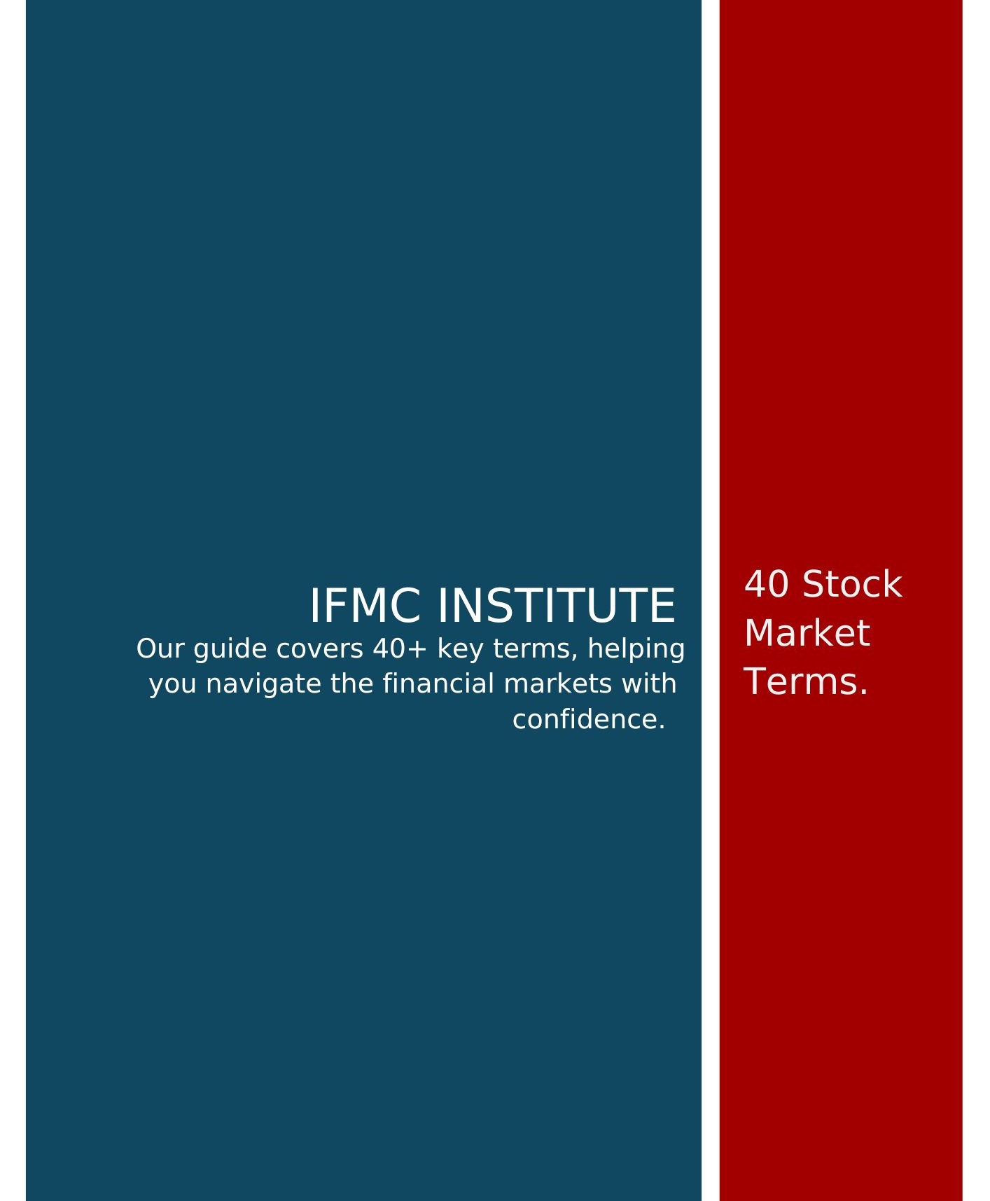 40+ Essential Stock Market Terms Your Guide to Financial Success Pdf