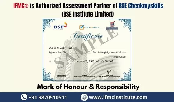 IFMC is Authorized Assessment Partner of BSE Checkmyskills